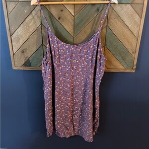 Forever 21 Purple Floral Spaghetti Strap Camisole